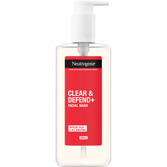Neutrogena Clear & Defend plus Facial Wash 200 ml