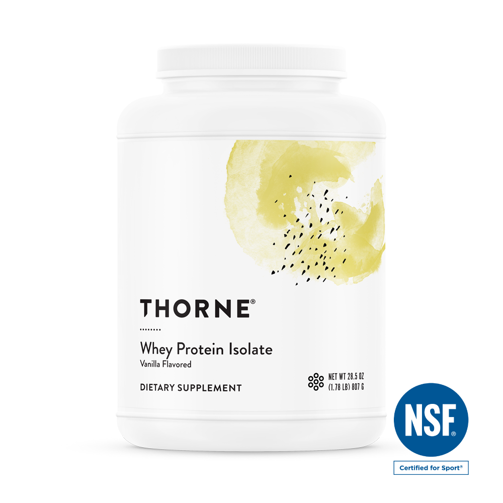 Thorne Whey Protein Isolate Vanilj NSF 807 g