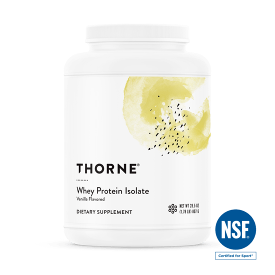 Thorne Whey Protein Isolate Vanilj NSF 807 g