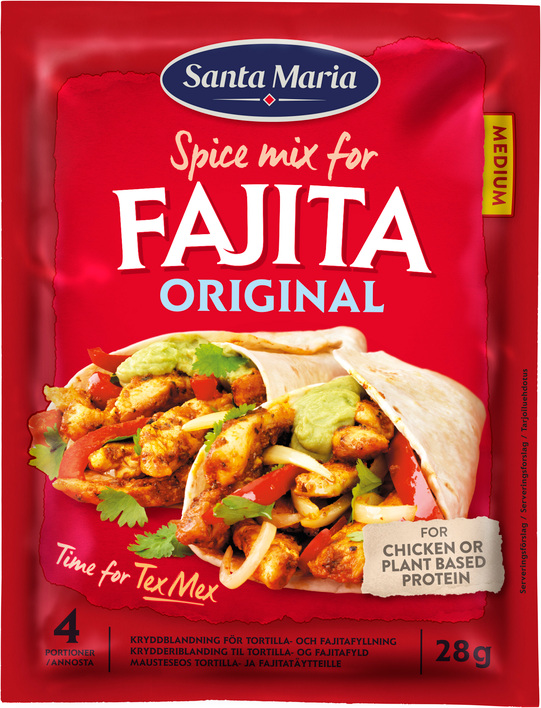 Santa Maria Fajita Spice Mix Original 28 g
