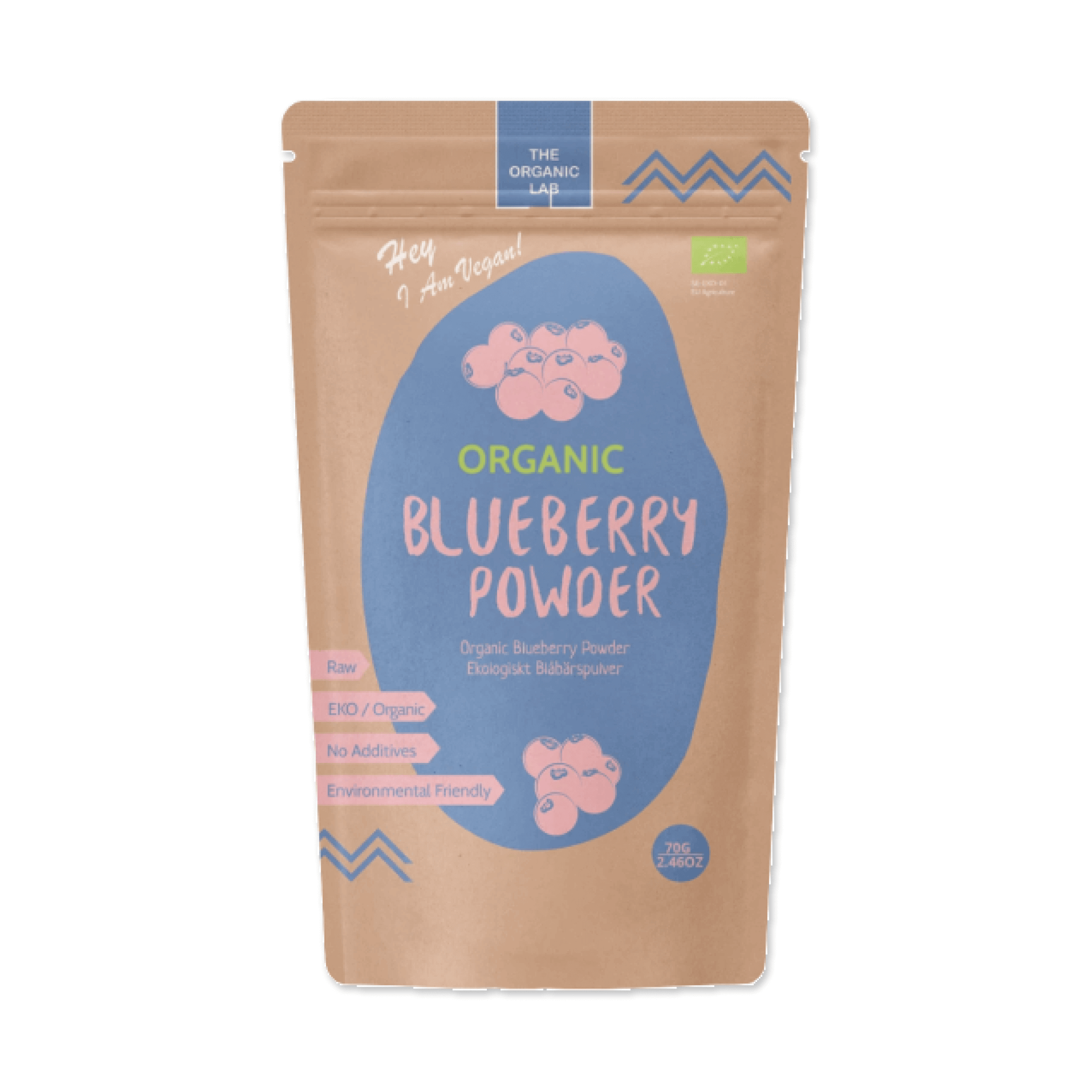 The Organic Labs Blåbärspulver EKO 70 g