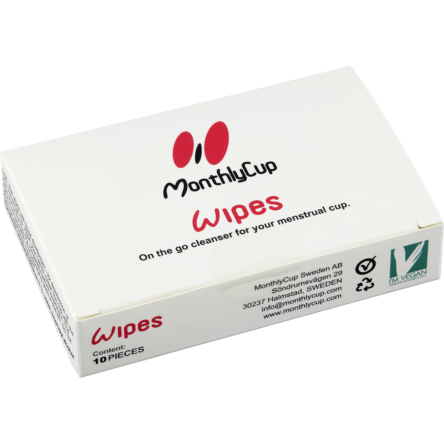 Alternativ bild 1 för MonthlyCup Wipes 10-pack