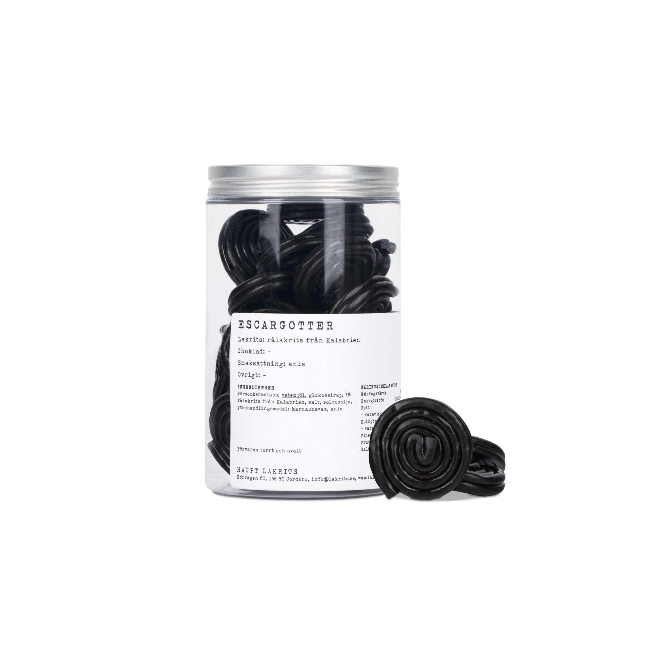 Haupt Lakrits Escargotter 250 g