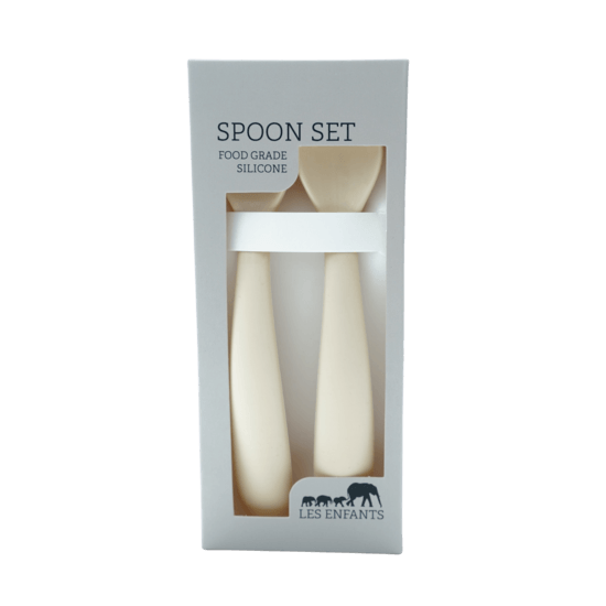 Les Enfants Silicone Spoon set Sand