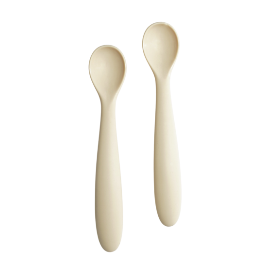 Les Enfants Silicone Spoon set Sand