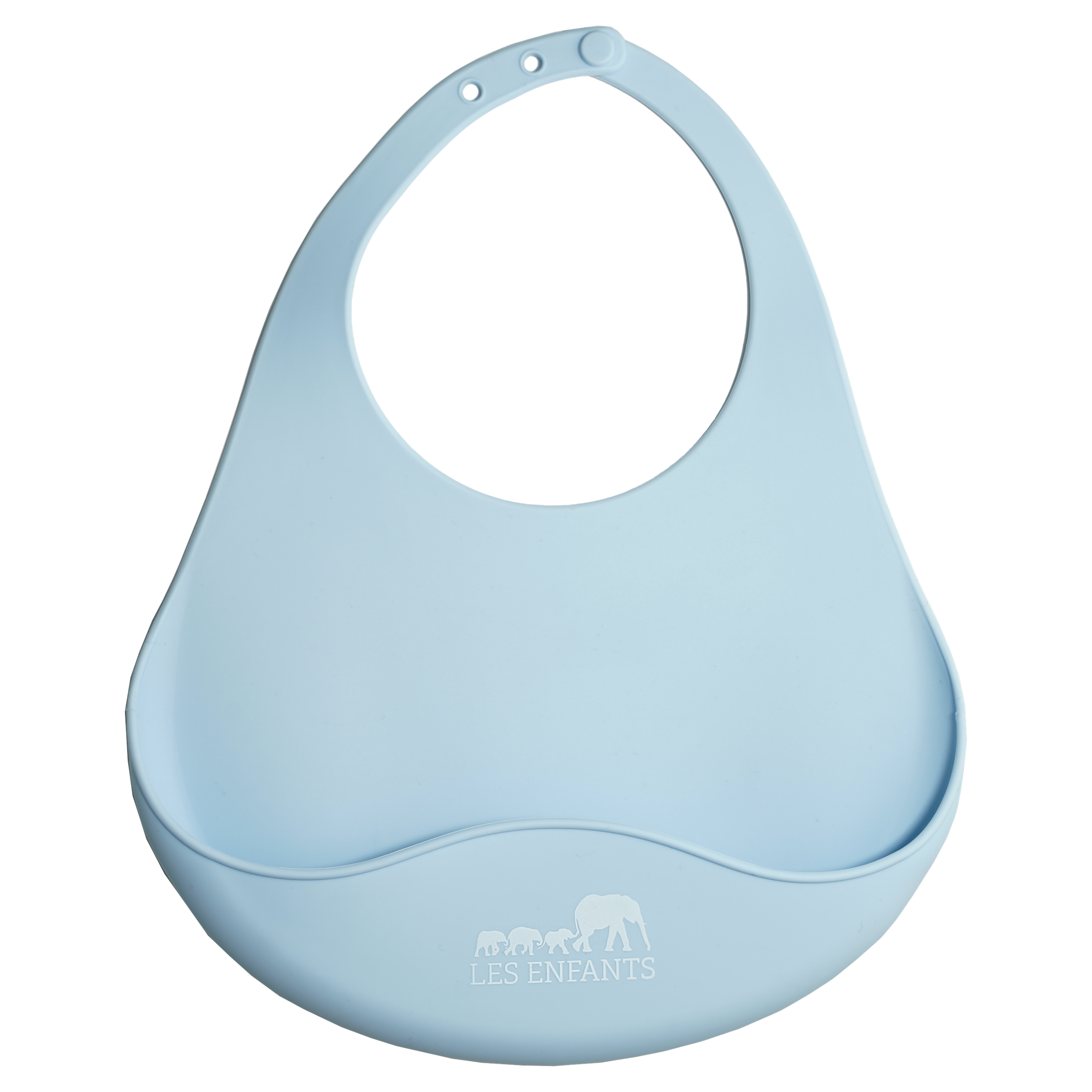 Les Enfants Silicone Bib Blue
