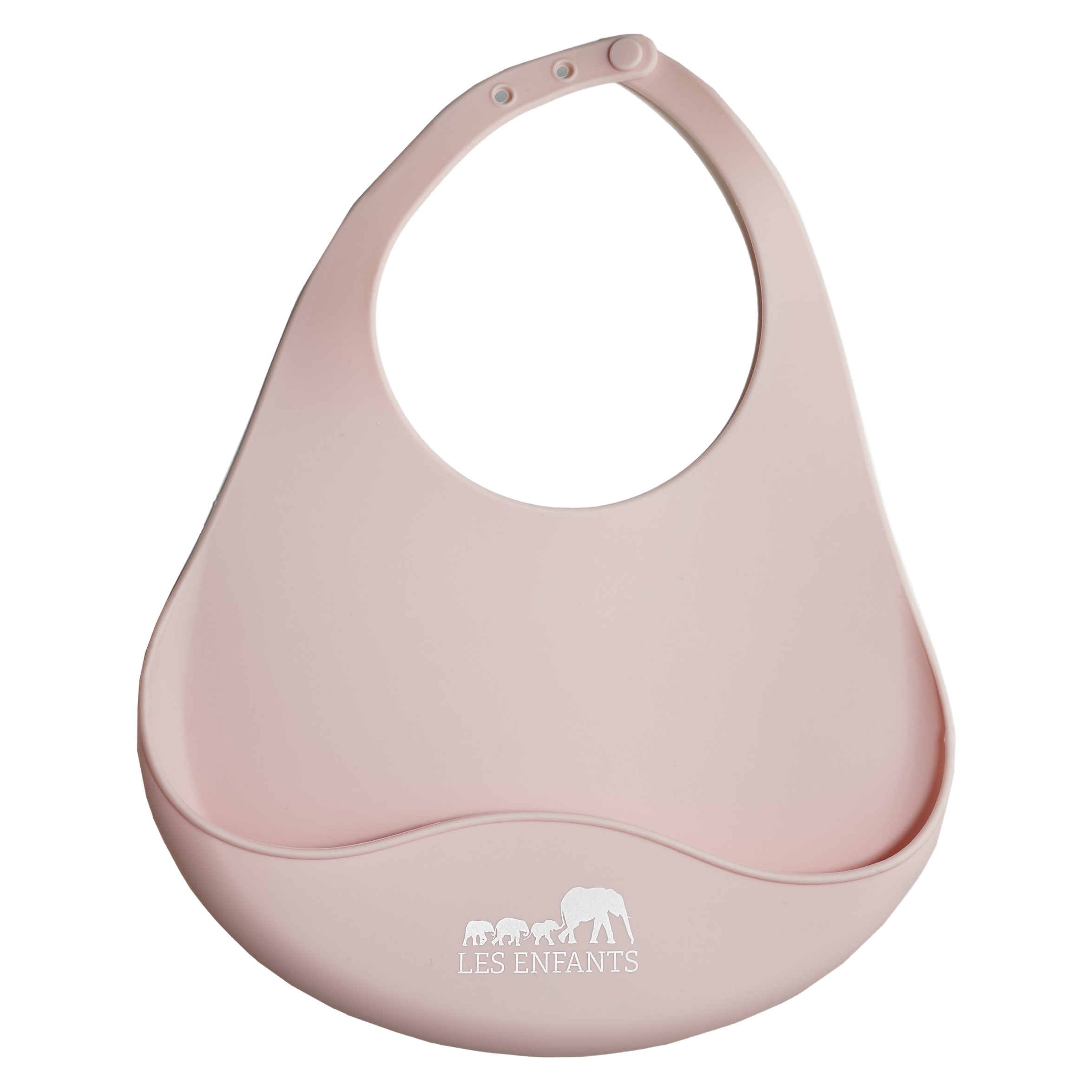 Les Enfants Silicone Bib Pink