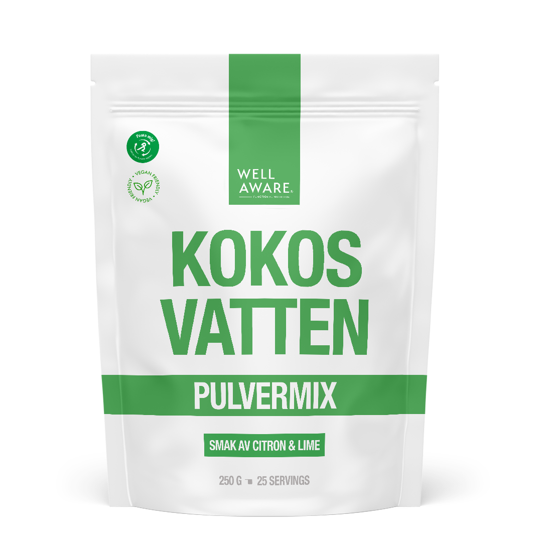 WellAware Kokosvatten Citron/Lime 250 g