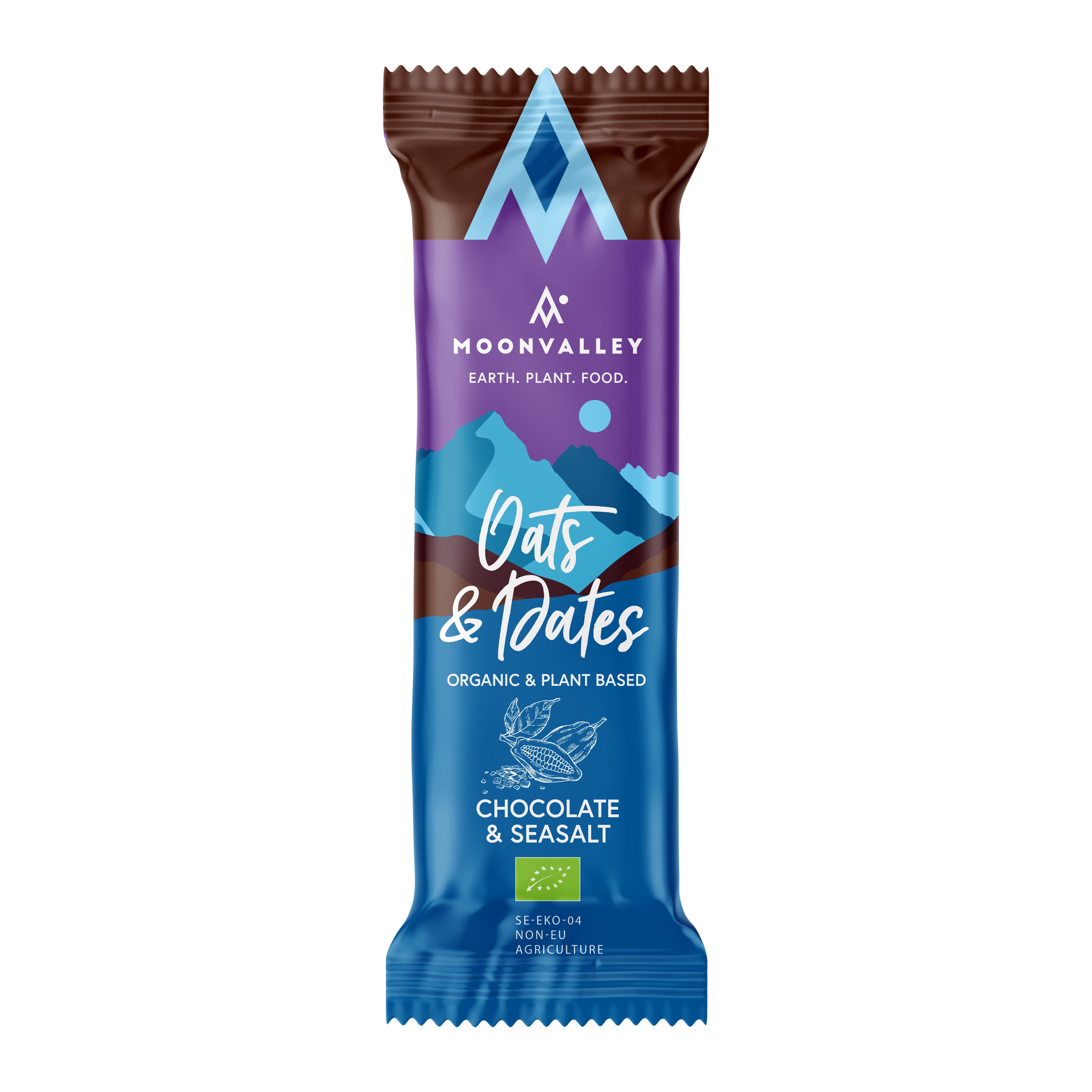Moonvalley Ekologisk Energibar - Choklad & Havssalt 50 g