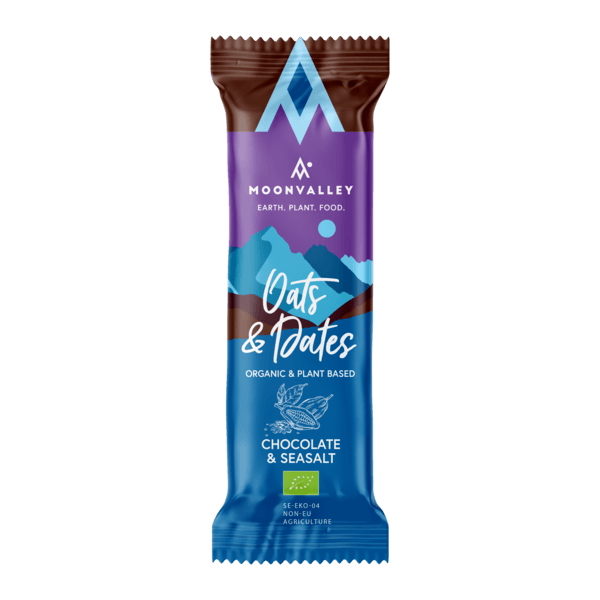 Moonvalley Ekologisk Energibar - Choklad & Havssalt 50 g