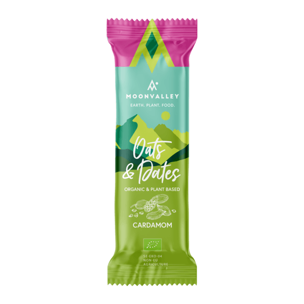 Moonvalley Ekologisk Energibar - Kardemumma 50 g