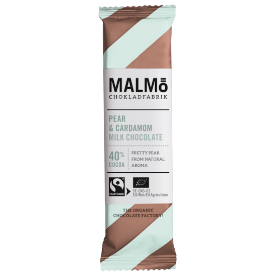 Malmö Chokladfabrik Päron & Kardemumma 25 g