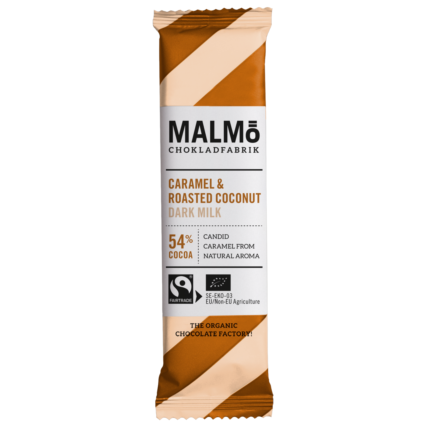 Malmö Chokladfabrik Karamell & Rostad Kokos 25 g