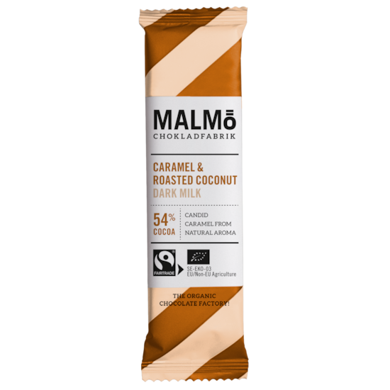Malmö Chokladfabrik Karamell & Rostad Kokos 25 g