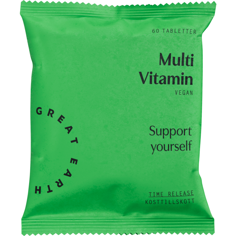 Great Earth MultiVitamin Refill 60 tabletter
