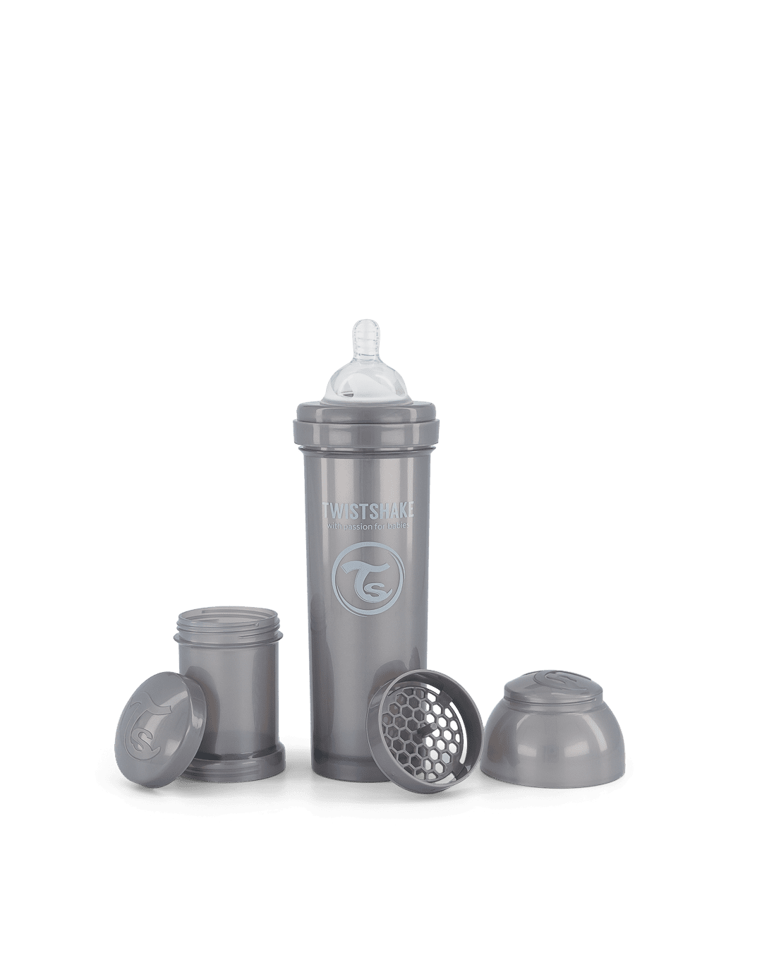 Twistshake Anti-Colic Pearl Grey 330 ml
