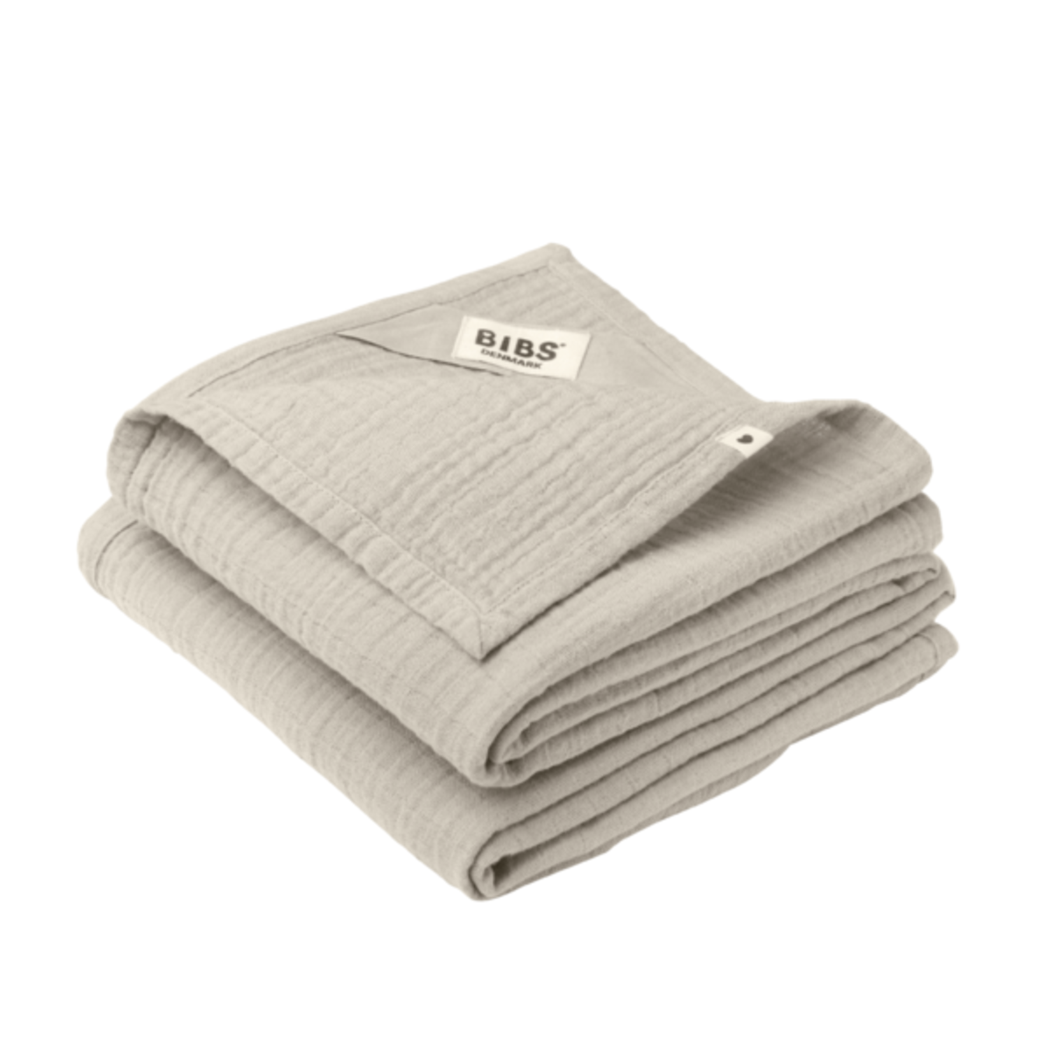 Alternativ bild 1 för BIBS snuttefilt muslin 2-pack, sand