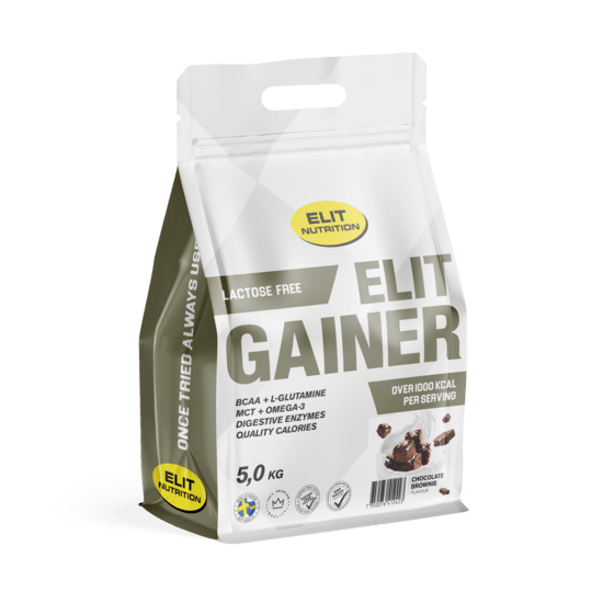 Elit Nutrition Gainer Laktosfri Chocolate Brownie 5 kg