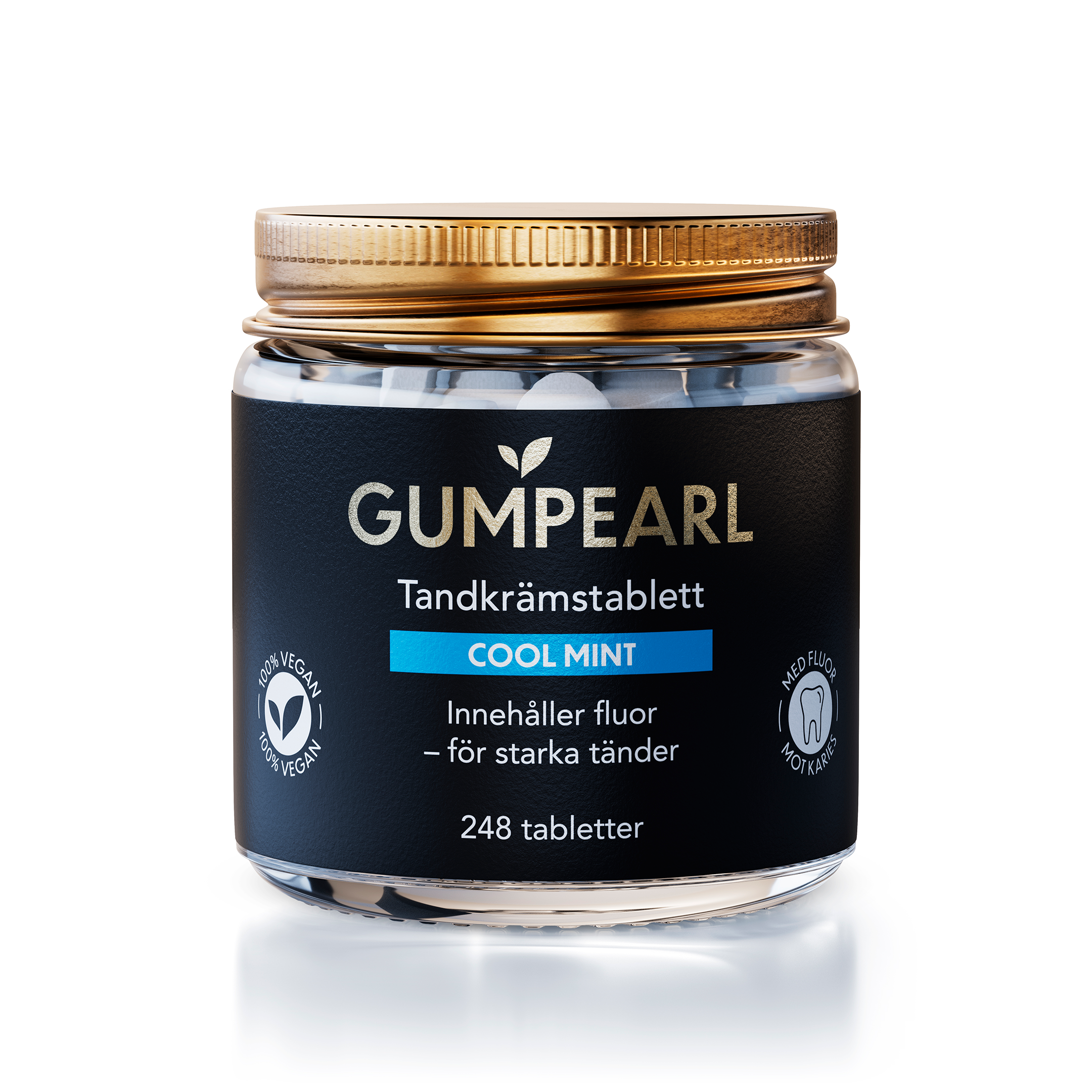 Gumpearl cool mint tandkrämstablett 248 st