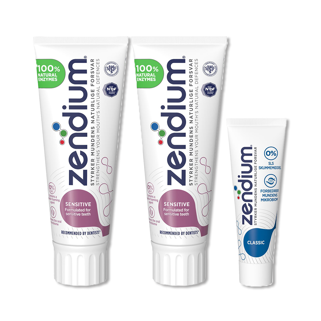 Zendium Classic Sensitive Tandkräm 3-pack