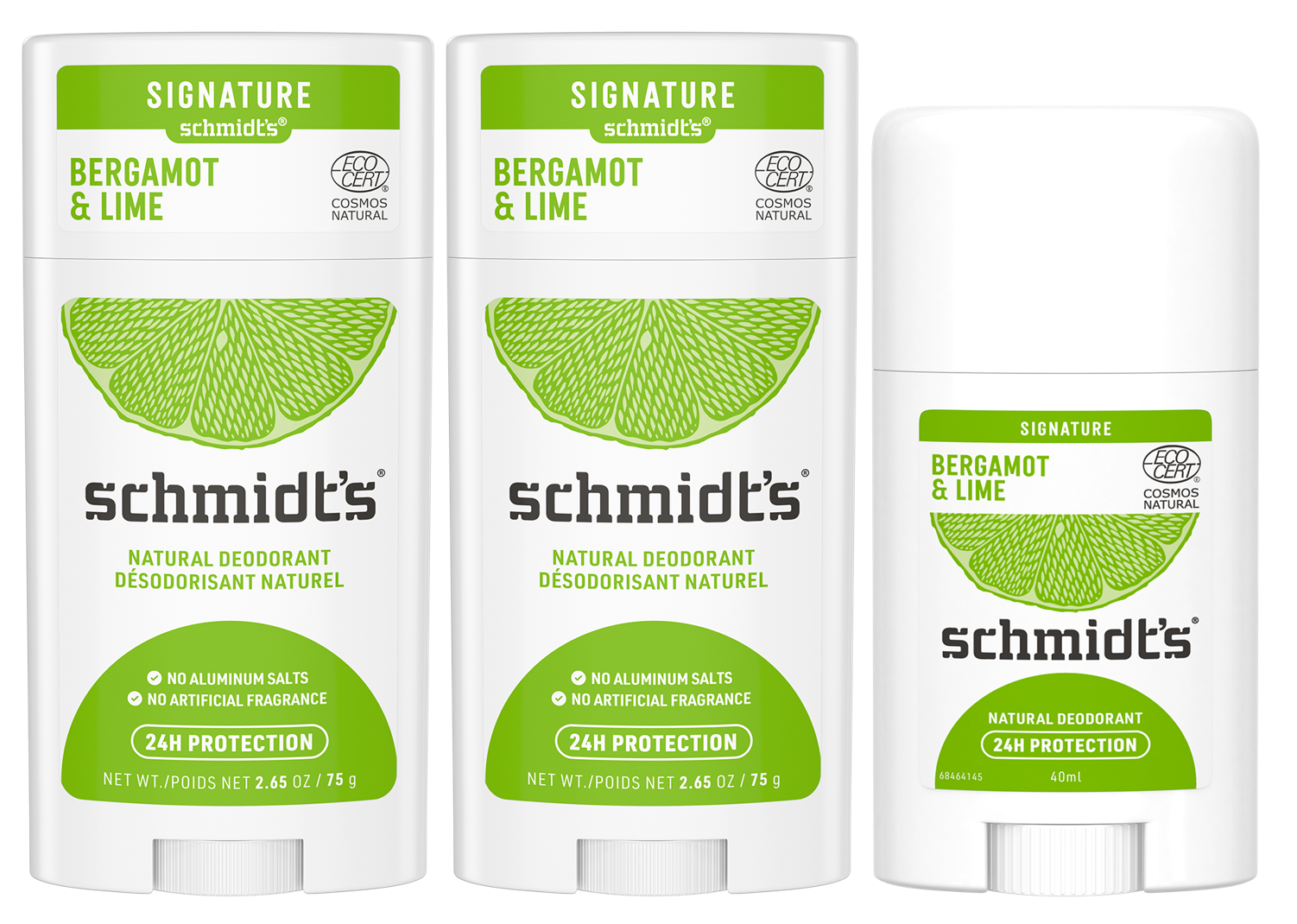 Schmidt's Deo Stick 3-pack