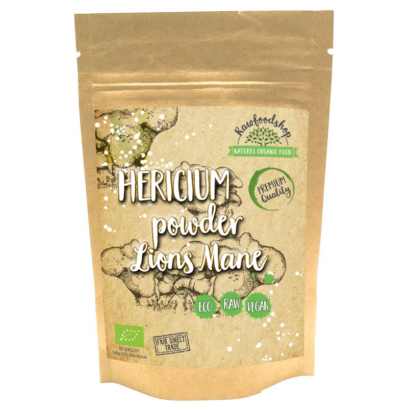 Rawfoodshop Hericium Pulver/ Lions Mane 125 g