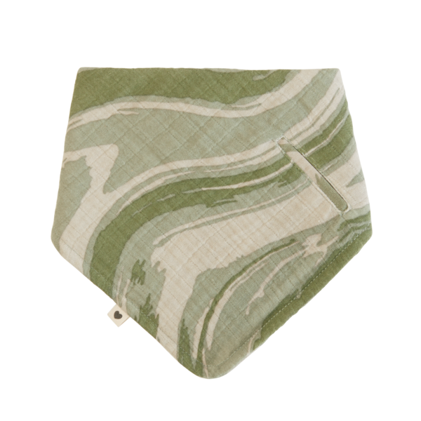 BIBS Tie Dye Camo Bandana Bib Green