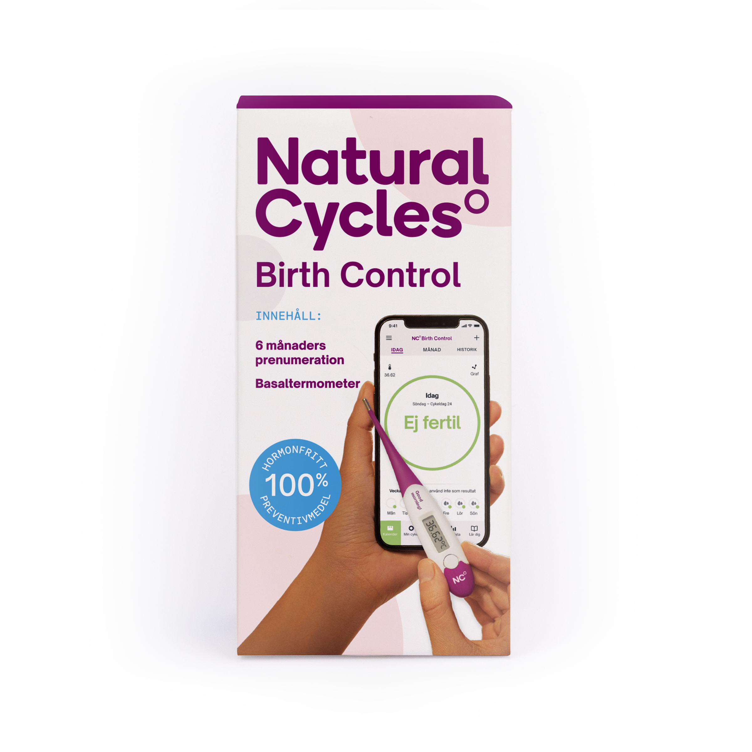 Natural Cycles 6 mån. naturligt preventivmedel