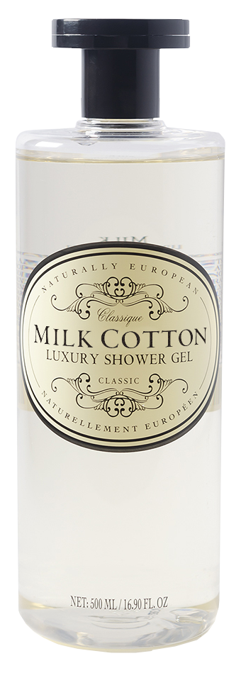 Naturally European Shower gel Milk Cotton 500 ml