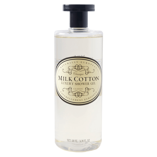 Naturally European Shower gel Milk Cotton 500 ml