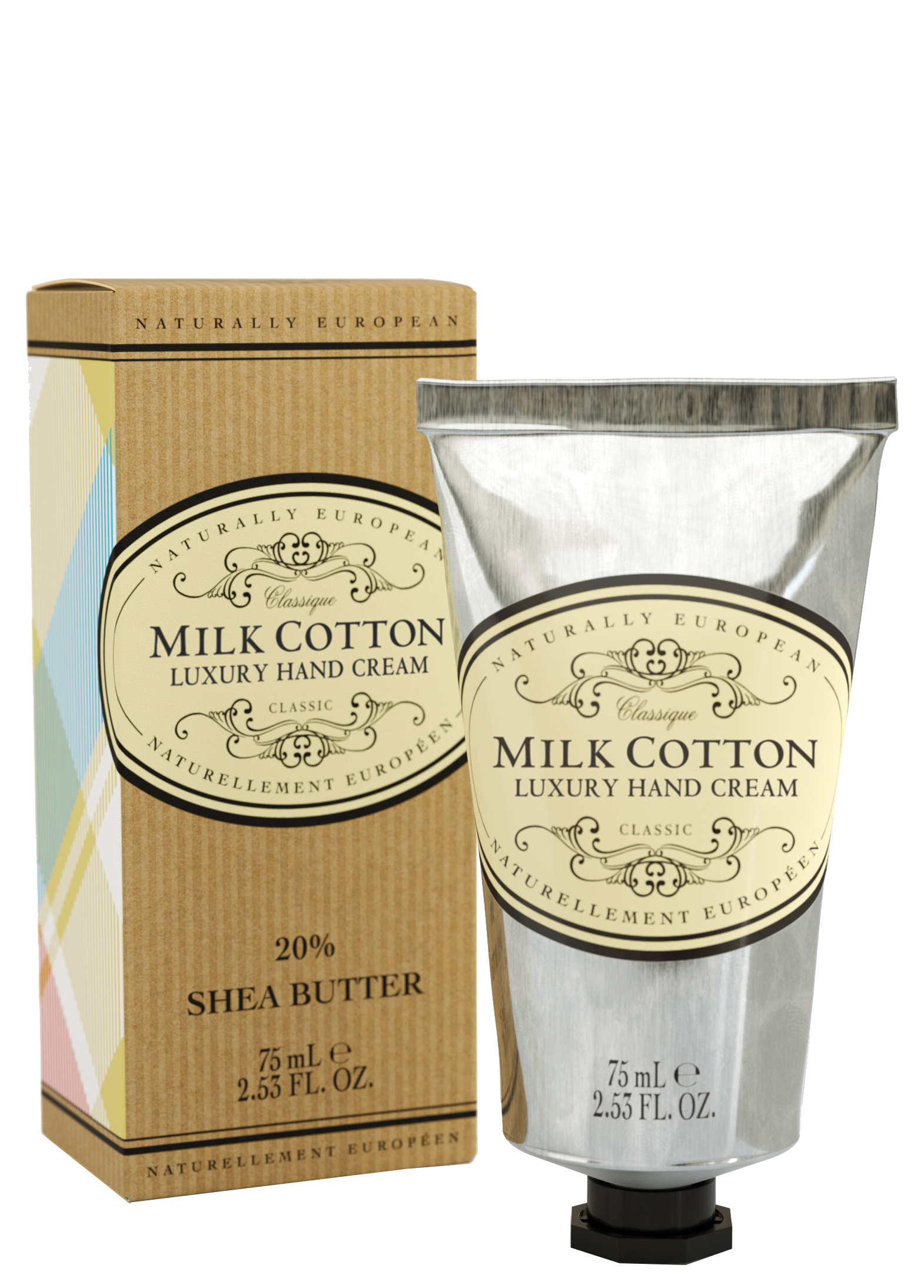 Naturally European Hand Cream Milk Cotton 75 ml