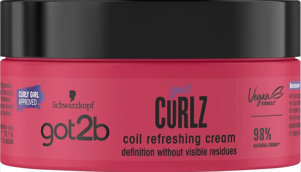Schwarzkopf Got2B gotCurlz Coil Refresher Cream 200 ml