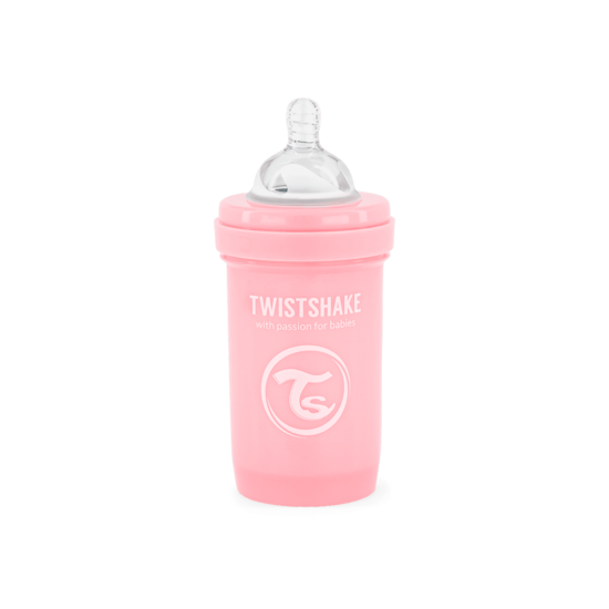 Twistshake Anti-Colic Pastell Rosa 180 ml