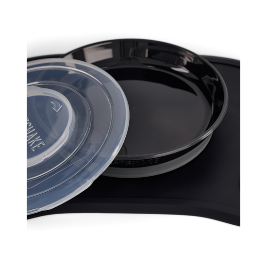 Twistshake Click Mat + Tallrik 6+m Svart