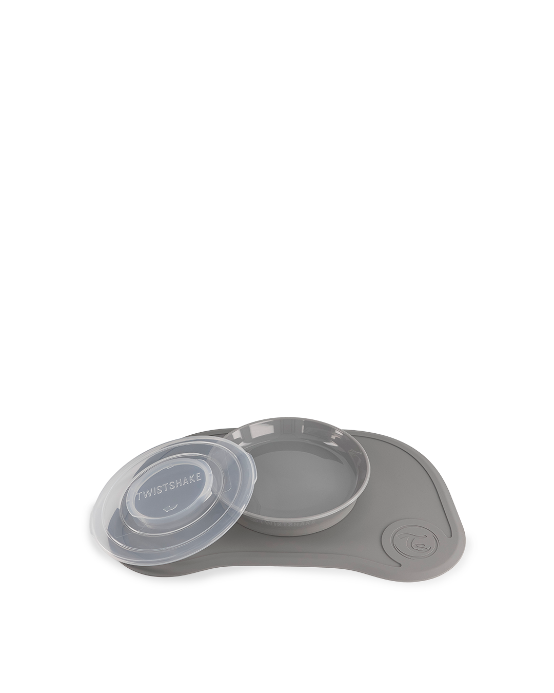 Twistshake Click-Mat +Tallrik 6+M Pastell Grå