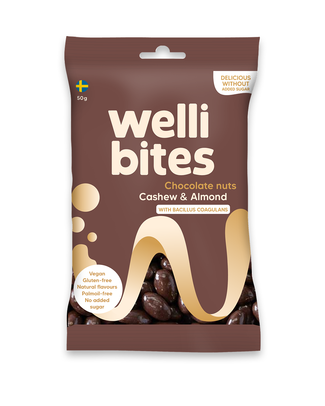 Wellibites Chocolate Nuts 50 g