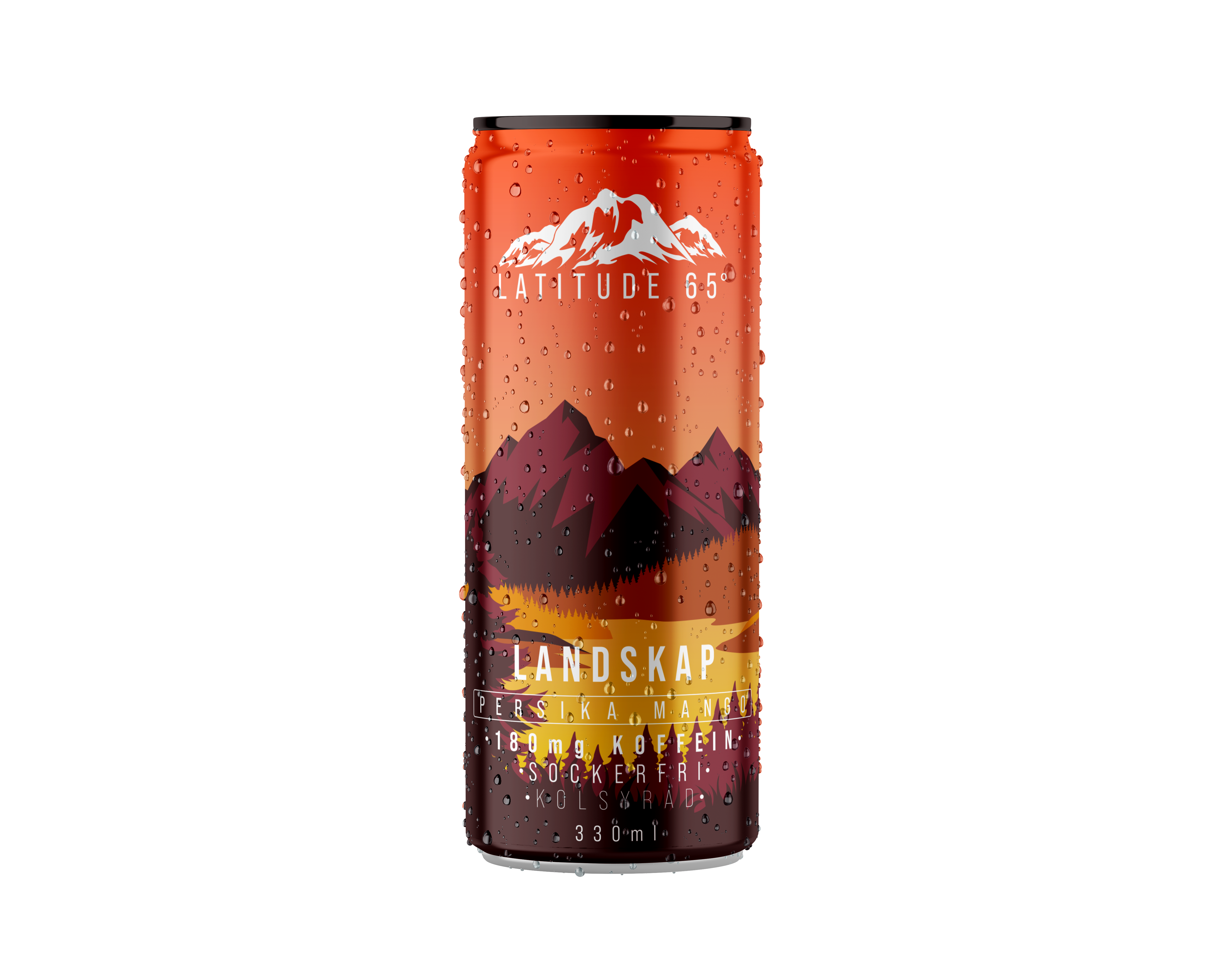 Latitude 65 Landskap Persika/mango 330 ml