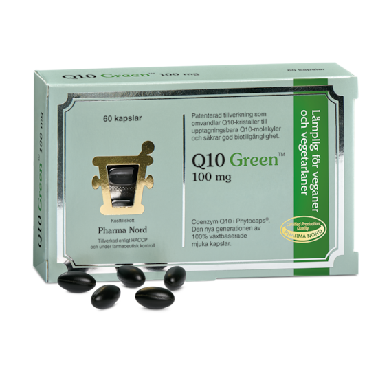Pharma Nord Q10 Green 100 mg 60 kapslar