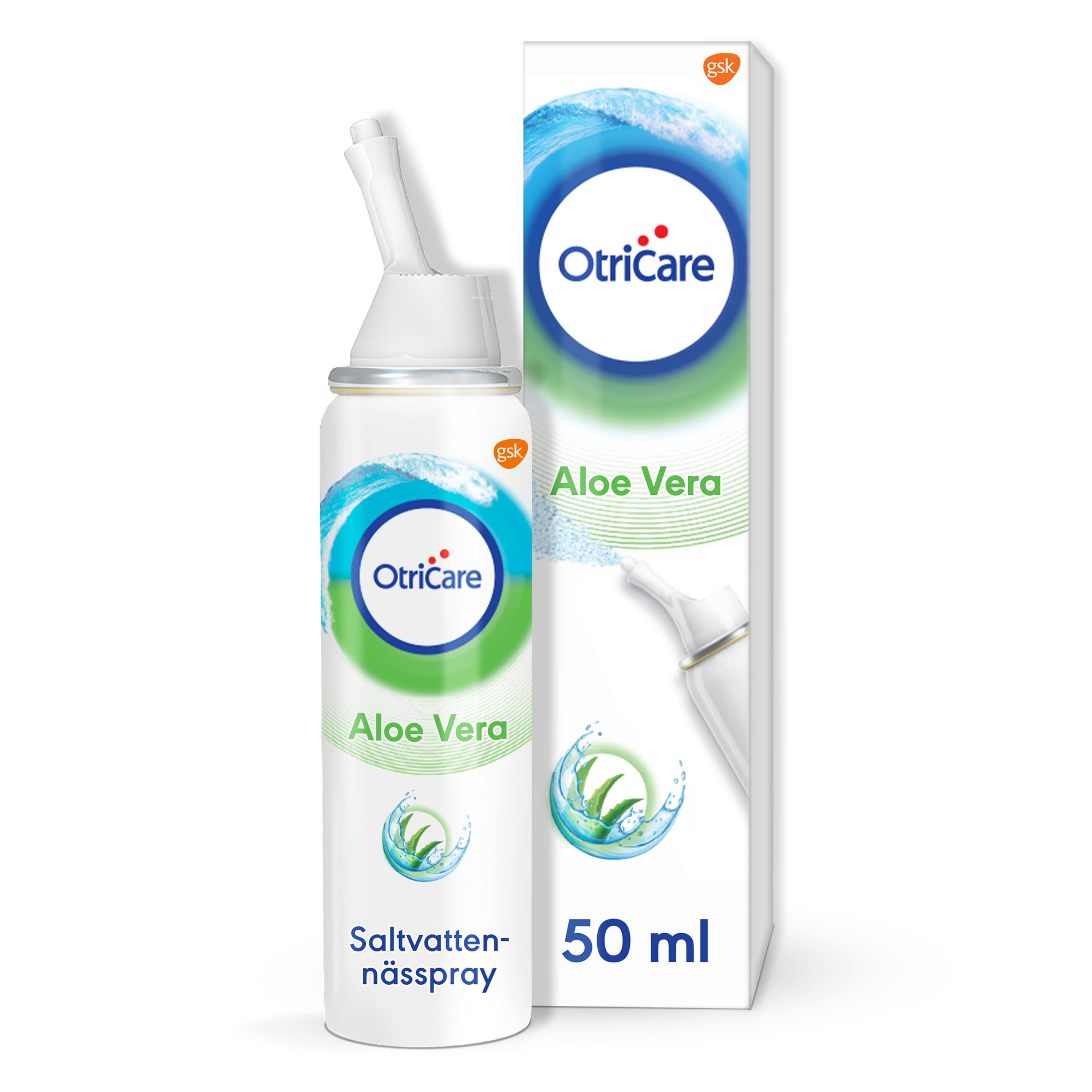 OtriCare saltvatten med Aloe vera 50 ml
