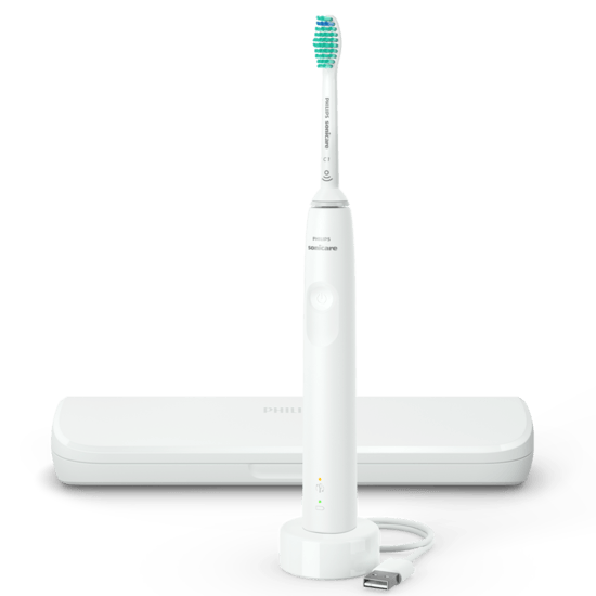 Philips Sonicare 3100 series med resefodral Vit