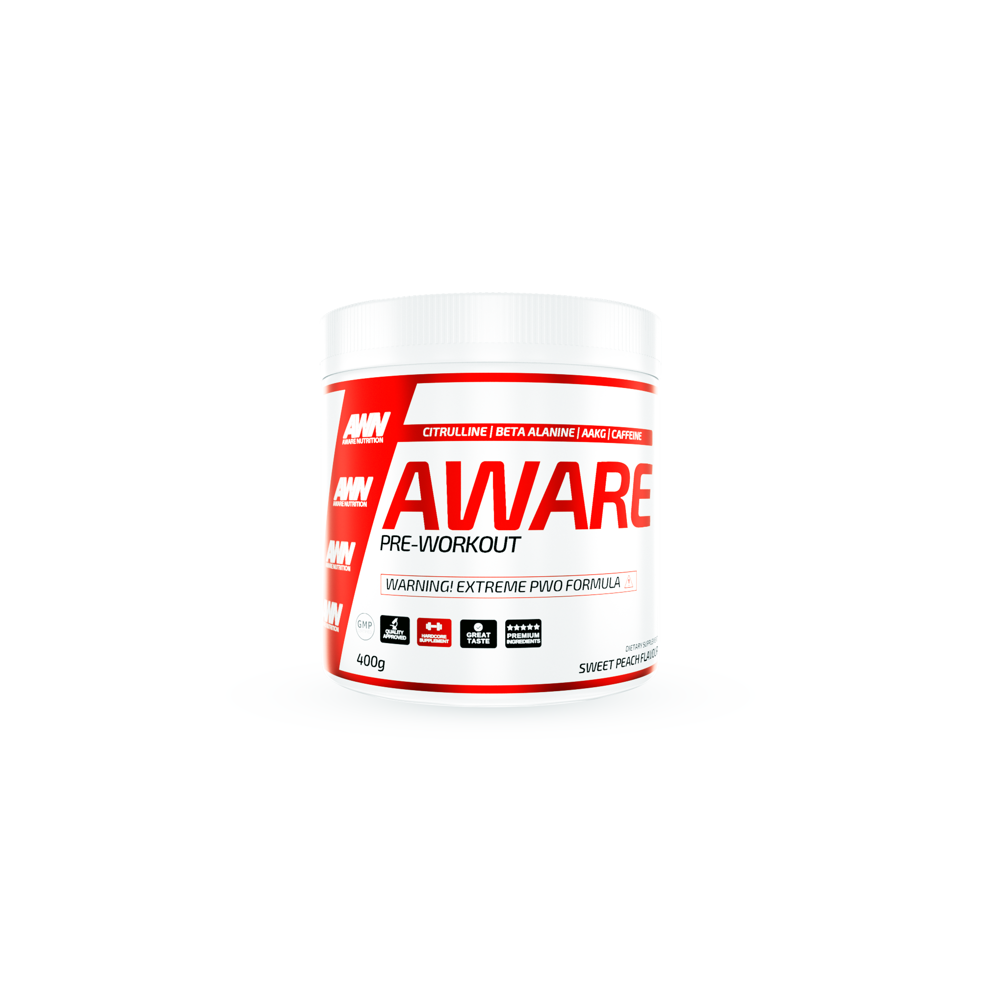 Aware Nutrition PWO Sweet Peach 400 g