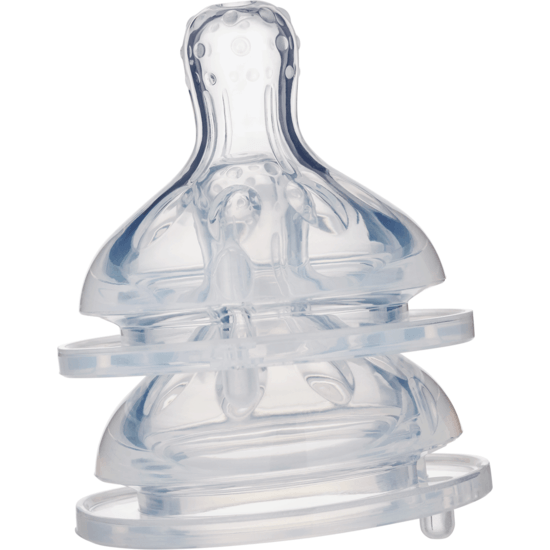 Babblarna Flasknapp 6+ månader Large 2-pack