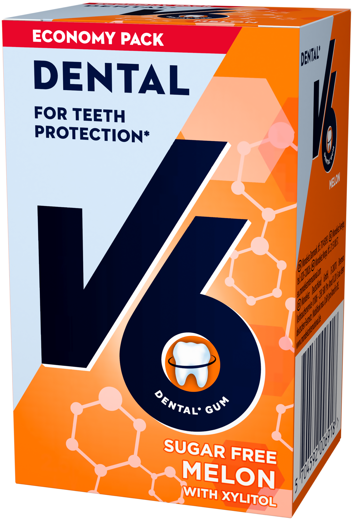 V6 Dental Care Melon 50 st