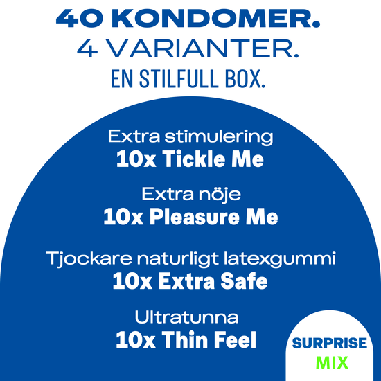 Durex Surprise Me Deluxe 40 st