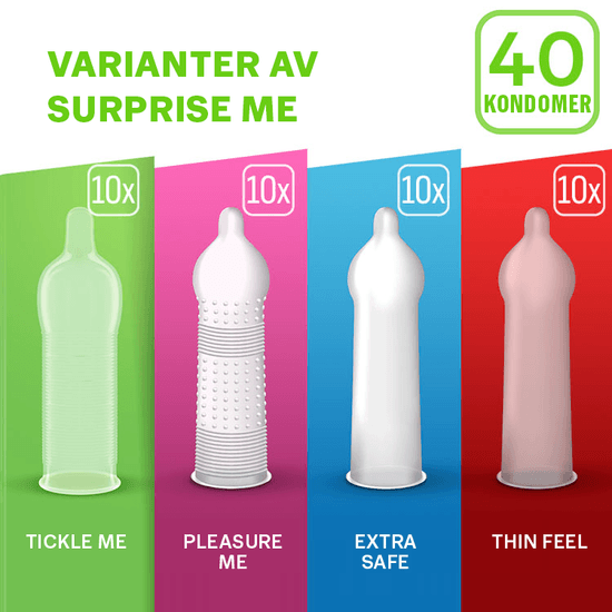 Durex Surprise Me Deluxe 40 st