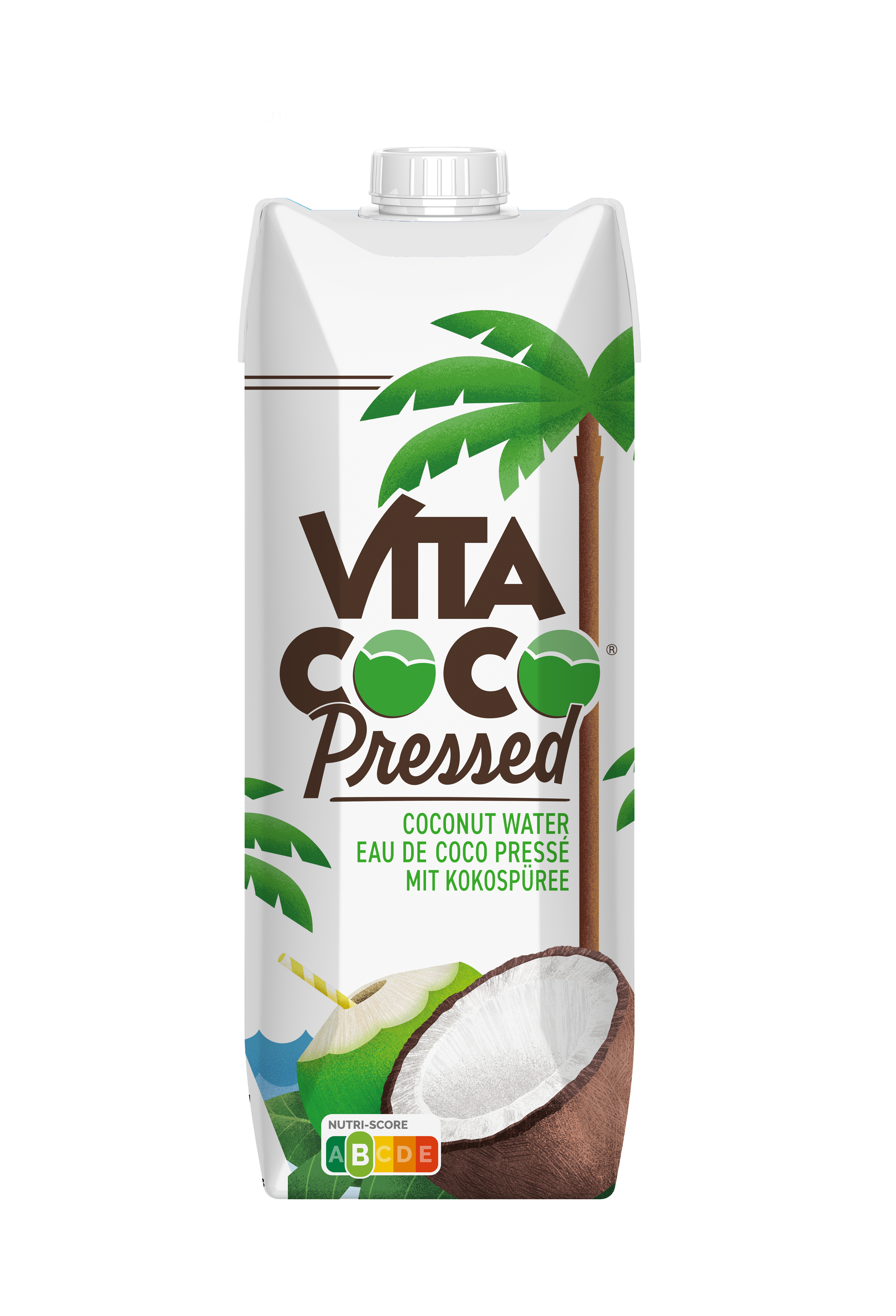 Vita Coco Kokosvatten med pressad kokos 1 liter