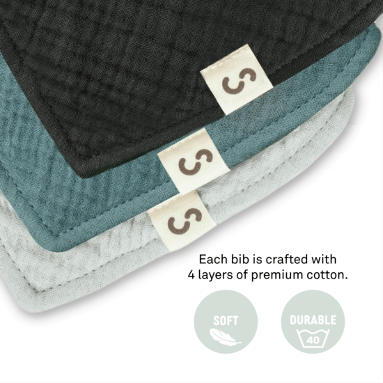 STUCKIES High Absorbency Bibs Rain