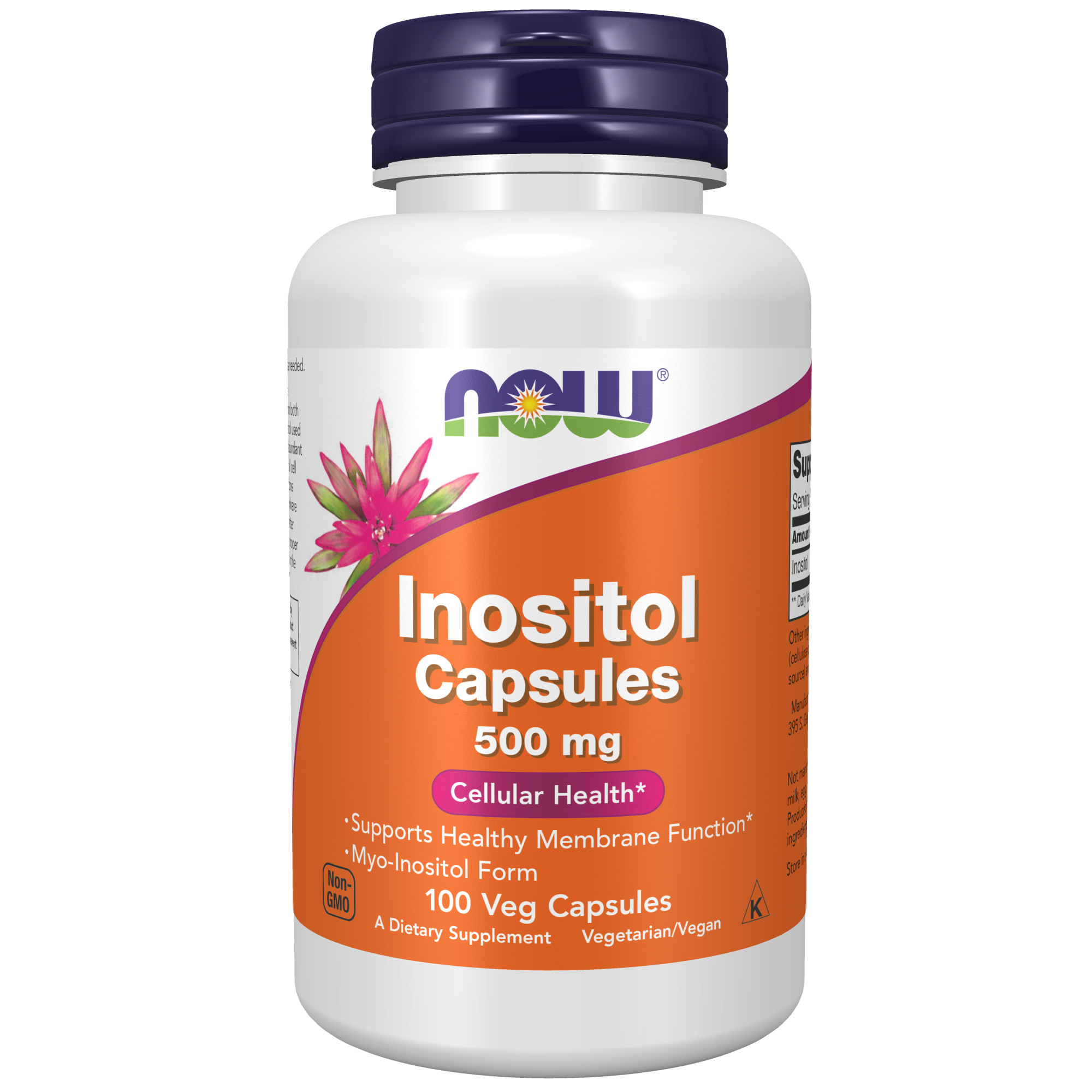 NOW Inositol 500 mg 100 kapslar 