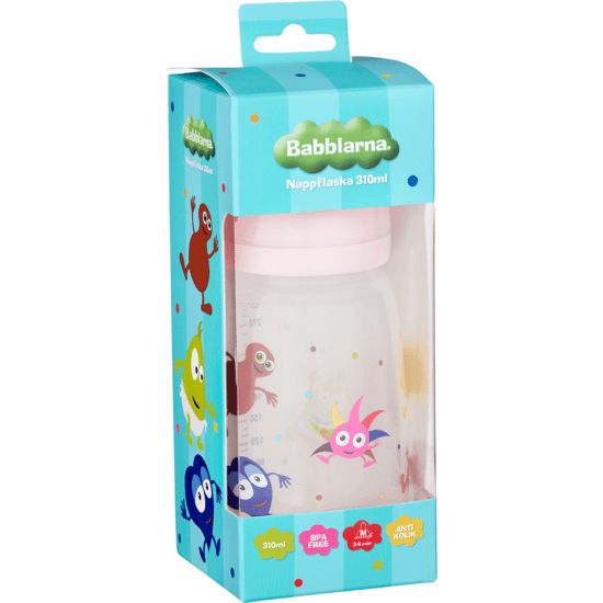 Babblarna Nappflaska Rosa 310 ml