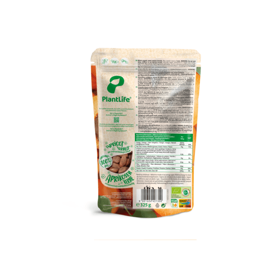 PlantLife Aprikoskärnor Vilda 325 g